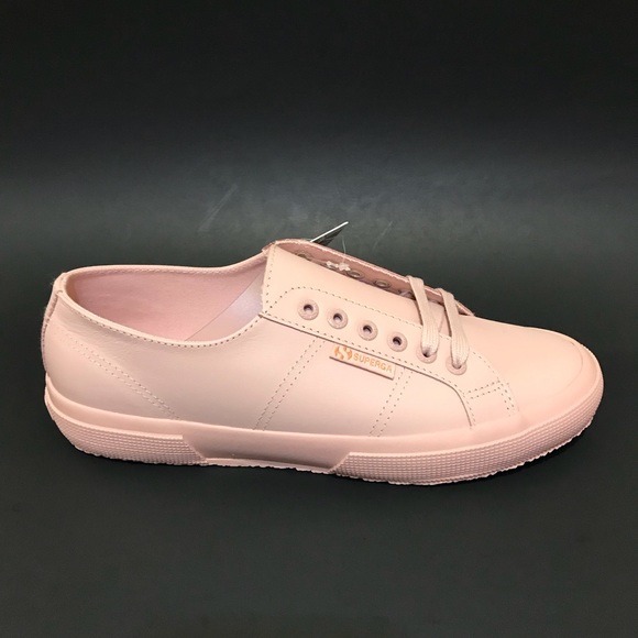 Superga Light Pink Leather Sneaker Women’s - Picture 2 of 8